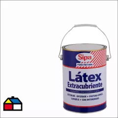 SIPA - Pintura látex extracubriente blanco 1 gl