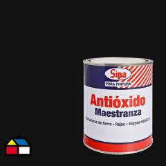 SIPA - Pintura antióxido opaco 1/4 gl negro
