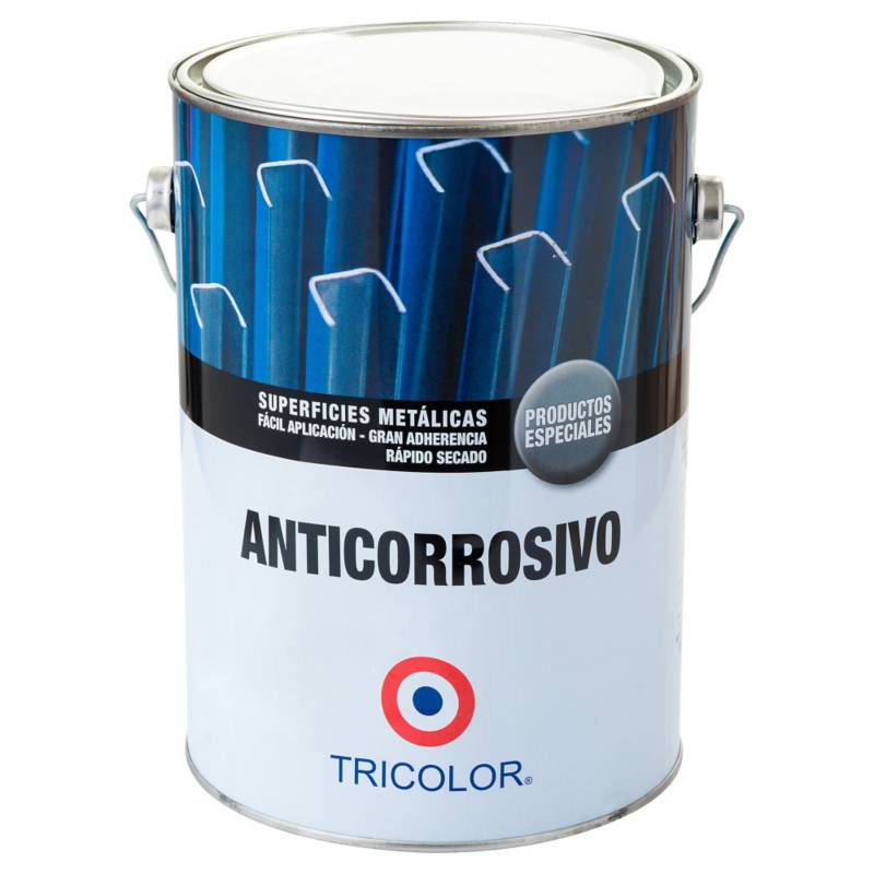 TRICOLOR - Anticorrosivo opaco 1 gl gris verdoso