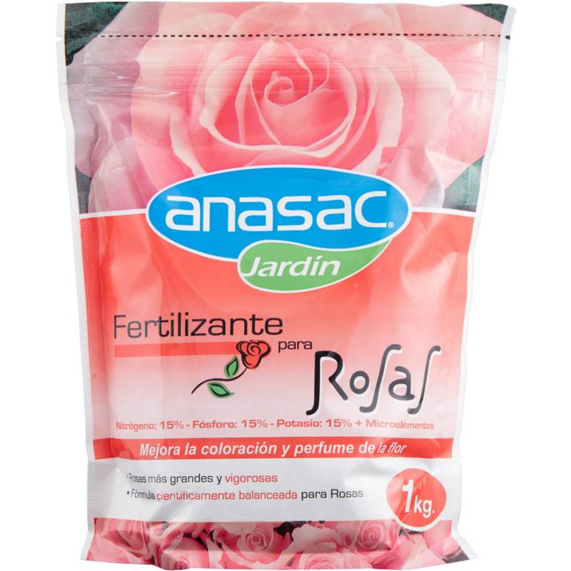 ANASAC - Fertilizante para Rosas 1 kg bolsa