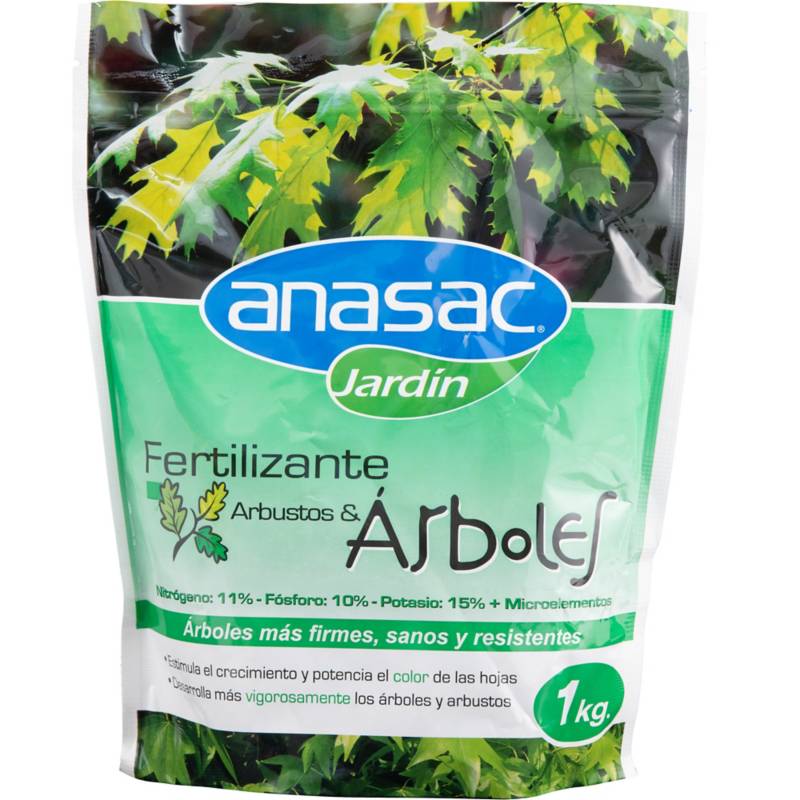 ANASAC - Fertilizantes Arbustos y árboles 1 kg bolsa