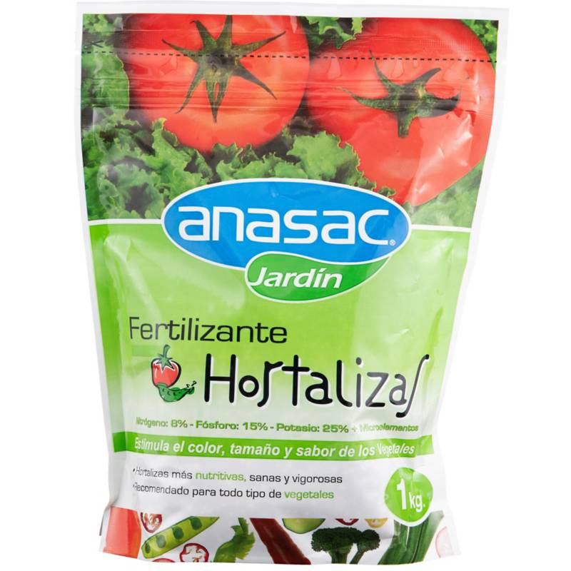 ANASAC - Fertilizantes para Hortalizas 1 kg bolsa