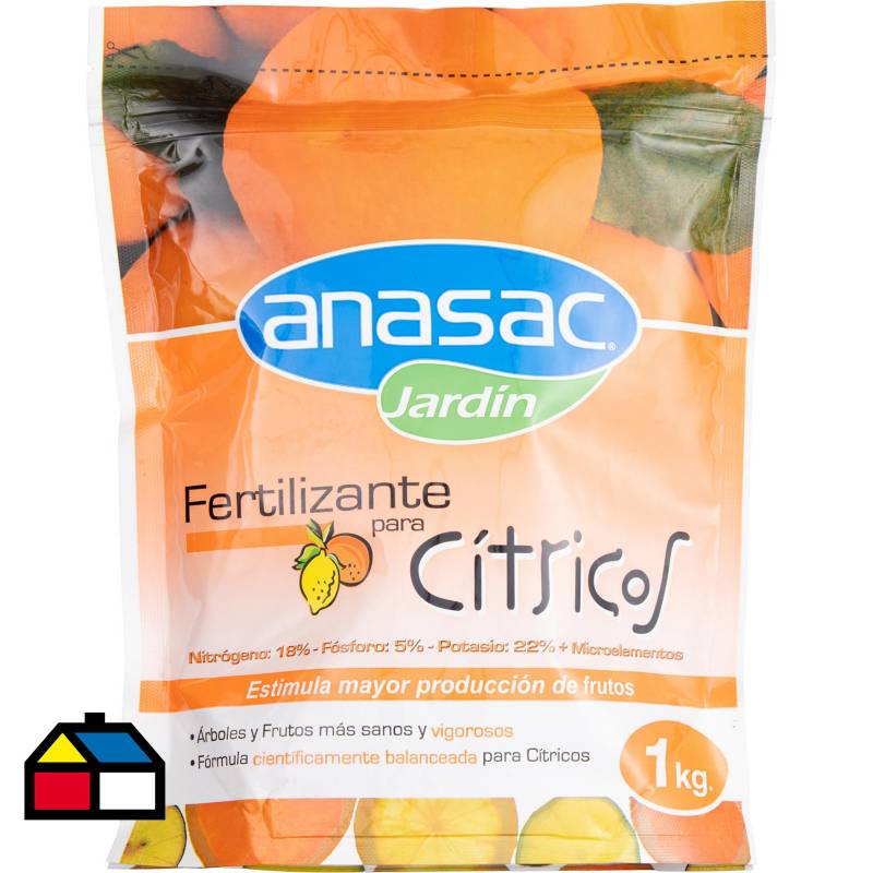 ANASAC - Fertilizante para Cítricos 1 kg bolsa