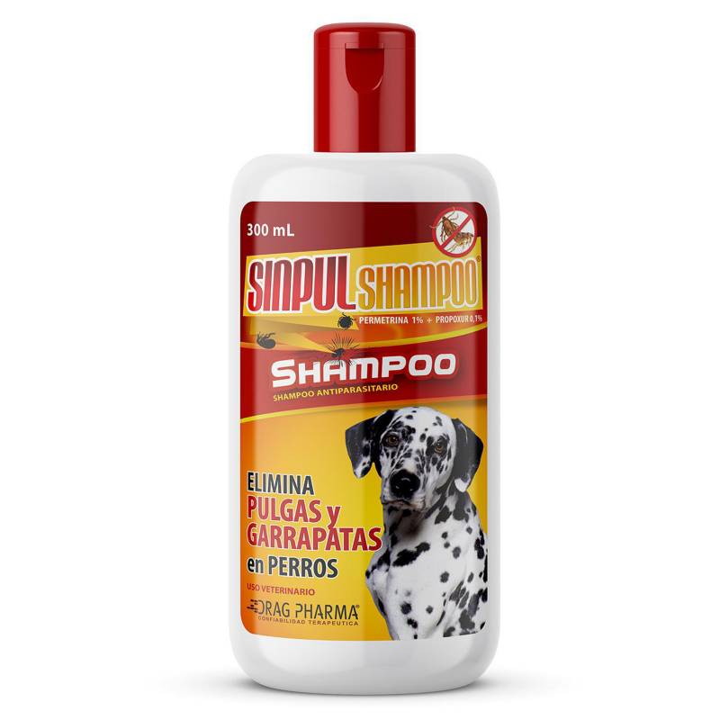 DRAG PHARMA - Shampoo antiparasitario para mascota 300 ml