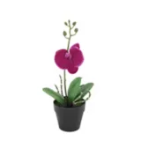Orquídea púrpura artificial 15 x 11 x 25 cm
