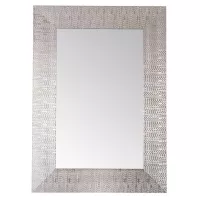 Espejo Decorativo Color Plata 50 x 70 cm