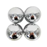 Set de esferas 4 piezas 9 cm de plástico