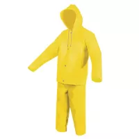 Impermeable Amarillo con Gorro de PVC XG
