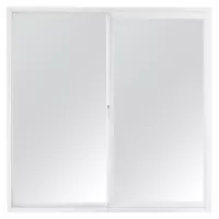 Ventana de Aluminio Blanco 60 x 60 cm