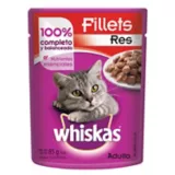 Alimento para gato res en trozos 85 g