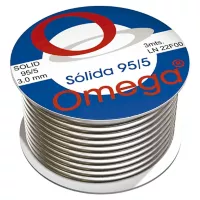 Soldadura omega sólida 95/5 de 3.0 mts