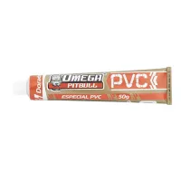 Cemento para pvc omega pitbull dorado tubo 50 grs