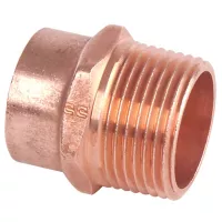 Conector rosca exterior 3/4 cobre