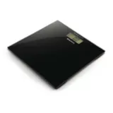 Báscula digital de vidrio negra