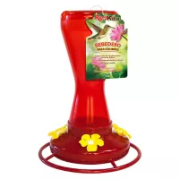 Alimentador colibríes rojo 970 ml