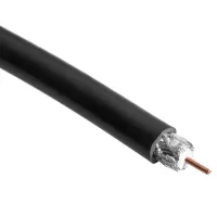 Cable coaxial negro 1 M