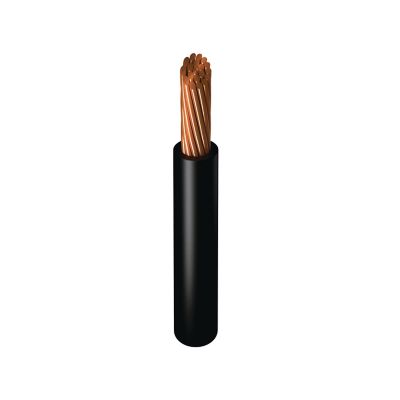 Conjunto de cable de la batería, 2 AWG (34 mm²) de alambre, 5/16  "(7,93 mm) Stud, negro - 18 pulg. (45,7 cm)