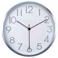 Reloj de Pared Color Plata 30 cm