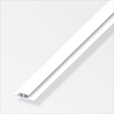 Perfil PVC blanco de acabado PP/EI 2600x13x6mm