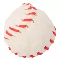 Figura de carnaza en forma de pelota de beisbol