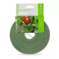 Velcro sujetadores para plantas, cinta 22.8m x 1.2 cm, color verde, no daña las plantas, reutilizable