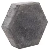 Adoquín hexagonal negro 24x24x6cm AC