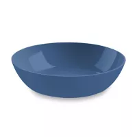 Bowl mediano melamina liso azul Blue Ocean 20 centímetros