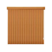 Persiana vertical PVC imitación madera 140x160