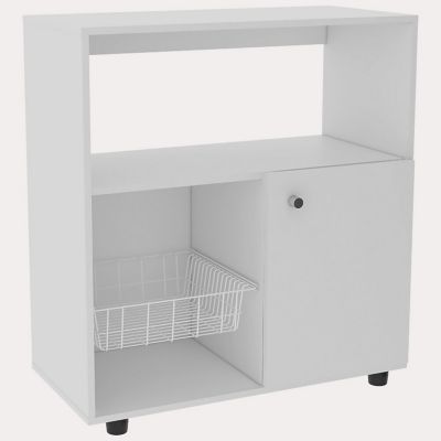 Mueble microondas 62 cm Blanco - Sodimac.com