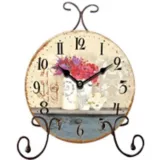 Reloj de mesa 20 cm floral