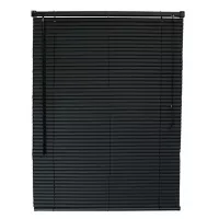 Persiana Horizontal de PVC color Negro 70 x 120 cm