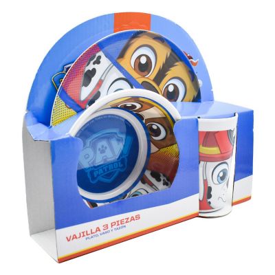 Platos De La Patrulla Canina Paw Patrol, 5 Piezas, Sin Bpa