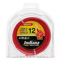 Cable Indiana THHW-LS #12 Rojo 15 Metros