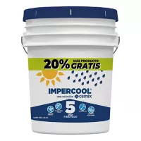 Impermeabilizante Impercool fibratado Terractota 5 años de 22.7L