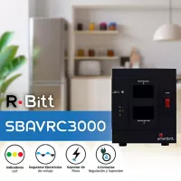 Smartbitt Regulador 3000VA/2000 Watts, 4 contactos