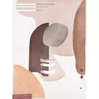 Cuadro Canvas Abstracto Terra 80 x 60 cm