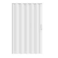 Puerta Clóset Plegable PVC Milano Blanco 120 x 240 cm