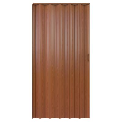 Puerta Plegable Acordeon Pvc Tivoli Caoba 90x200 Cm Hoggan