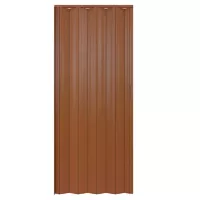 Puerta Clóset Plegable PVC Tiboli Caoba 90x240 cm