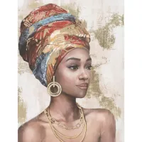 Canvas African Folia1 de 60 x 80 cm