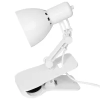 Lámpara LED de escritorio Clip Basic Blanco