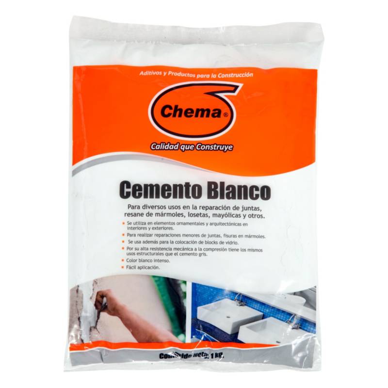 CHEMA - Cemento Blanco Chema bolsa 1 kg