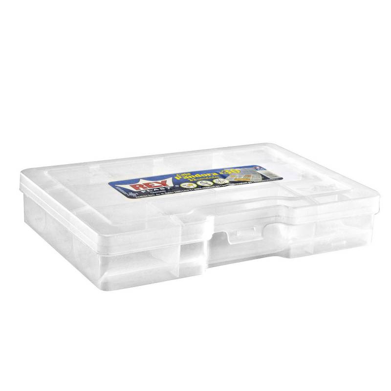 Caja Organizadora Con 12 Divisiones Transparente Plástico