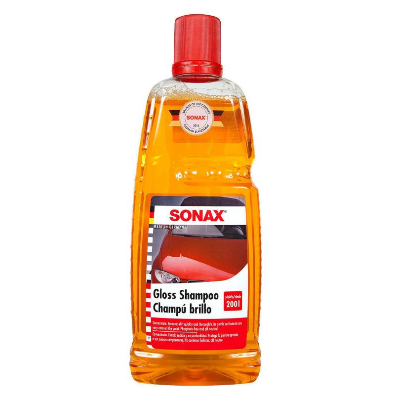 SONAX - Shampoo para Autos Sonax Brillo Concentrado 1 Litro