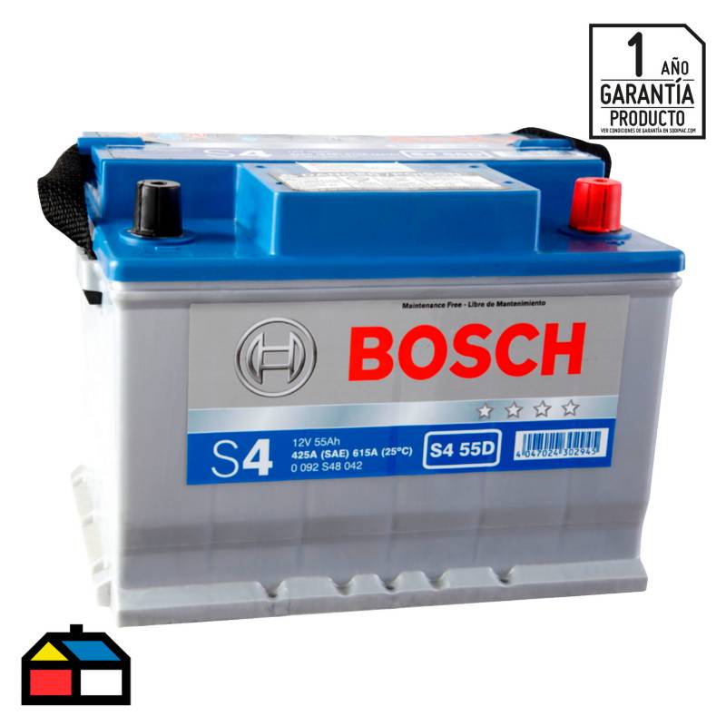 BOSCH - Bateria para Auto 11 Placas 12V S455D