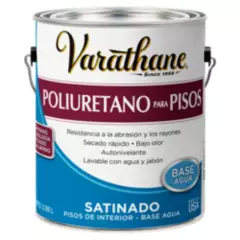 VARATHANE - Poliuretano para pisos base agua Varathane Satinado 3,785L