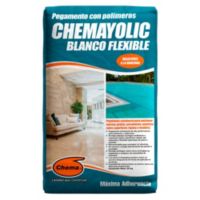 Pegamento en Polvo Chemayolic Blanco Flexible 25kg