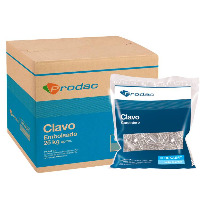 PRODAC - Clavo Albañil con Cabeza  2 1/2" x 1 kg