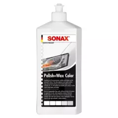 SONAX - Cera para Autos Sonax Polish + Wax Color Blanco 500 ml