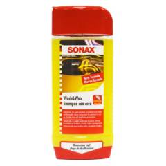 SONAX - Shampoo para Autos Sonax con Cera Wash & Wax 500 ml